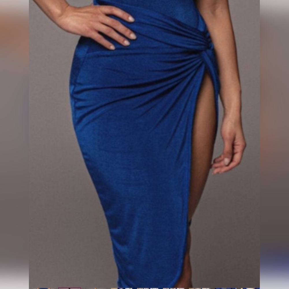 JLUXLABEL kimora slinky Maxi Skirt​